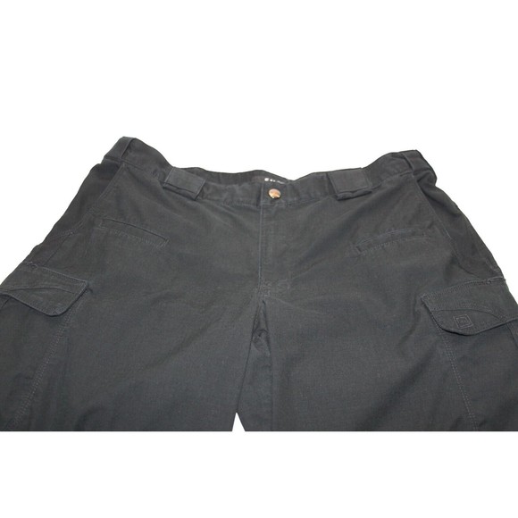 511 Plus Tactical Cargo Black Utility Pants Mens 36x32 Elastic Waist Poc… - Picture 8 of 12